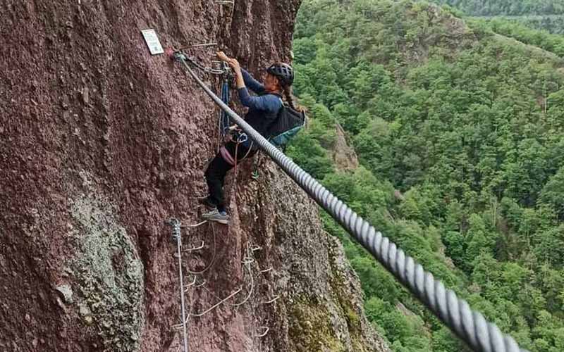 Via Ferrata sportive à Arreau Saint Lary Soulan