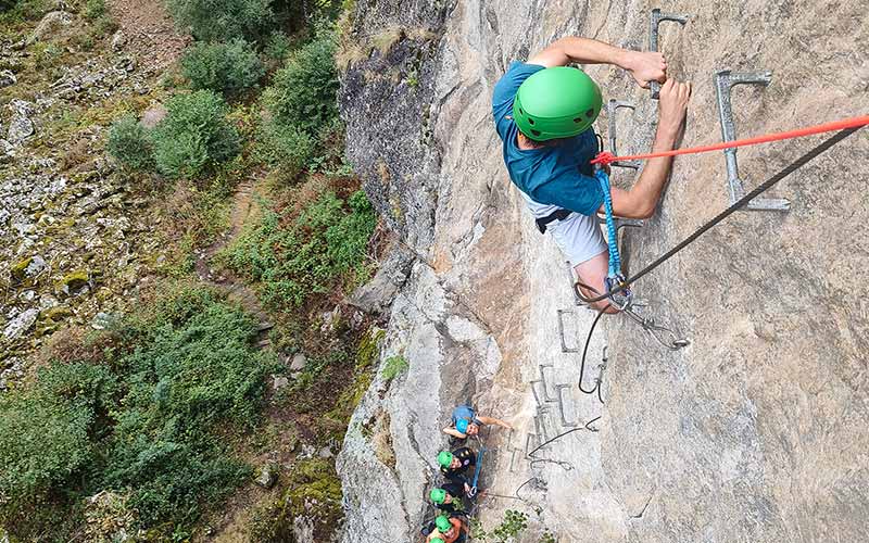 Via ferrata découverte proche de Saint Lary et Bagnères de Luchon